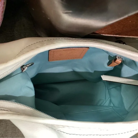 Vintage Coach Rugby Stripe Bucket Bag A0993-F13357 - Picture 11 of 11